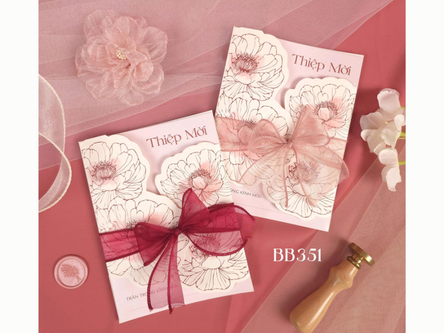 Thiệp Hoa Cắt - BB351