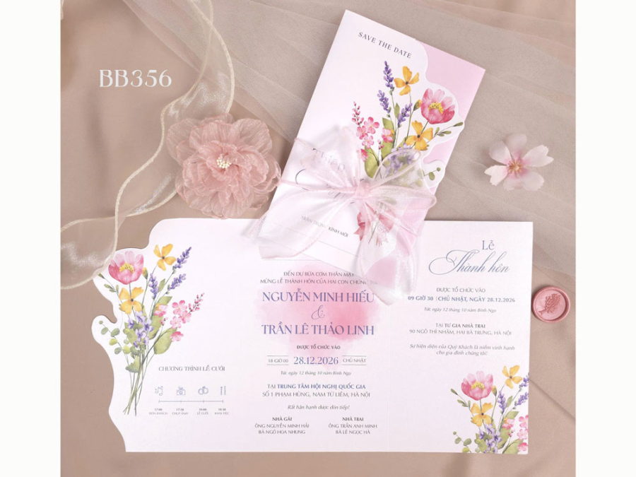 Thiệp hoa - BB356