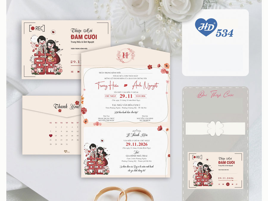 Thiệp Chibi - HD534